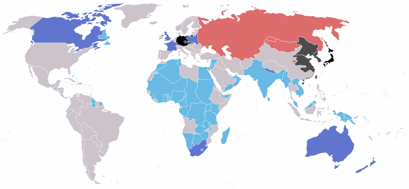 แผนที่โลก-สงครามโลกครั้งที่2